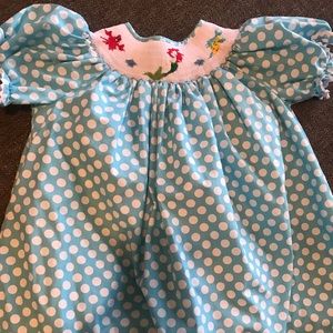 Ariel smocked dress